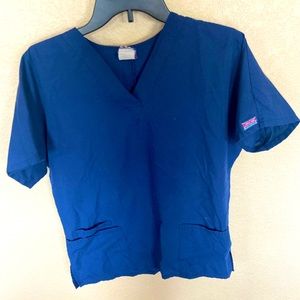 Navy Scrub Top